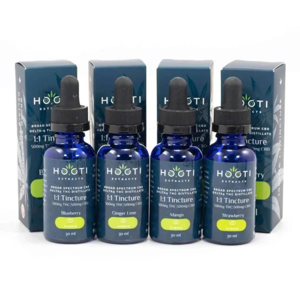 Hooti extrait 1000 mg de teintures hybrides 1:1