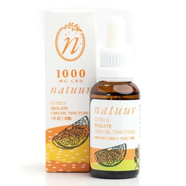 Teinture d'isolat de CBD Natuur 1000 mg